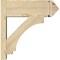 Ekena Millwork Imperial Rough Sawn Arts and Crafts Outlooker, Douglas Fir, 8"W x 22"D x 22"H OUT08X22X22IMP03RDF - alternate 2